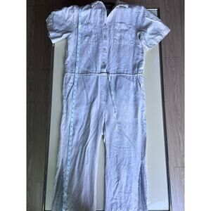 Lady & Butler Linen Jumpsuit XS – Y2K Utilitycore It-Girl Vibe
